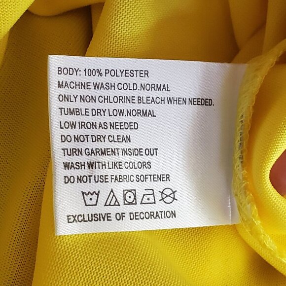 Clique Mens Yellow Tactical Polo Shirt XXL Short Sleeve NWT - Picture 8 of 11